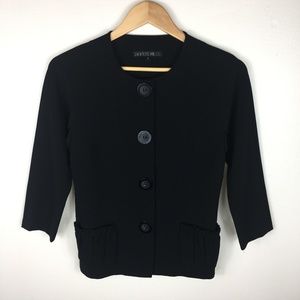 Lafayette 148 New York Black Blazer